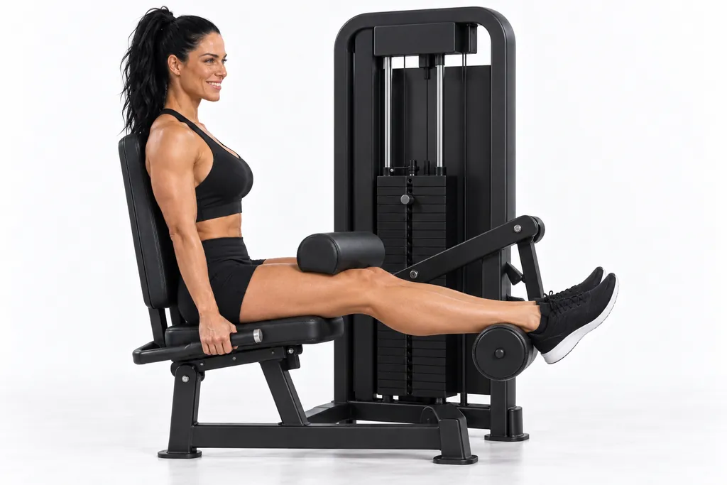 Seated Leg Curl, frame 1 of 2