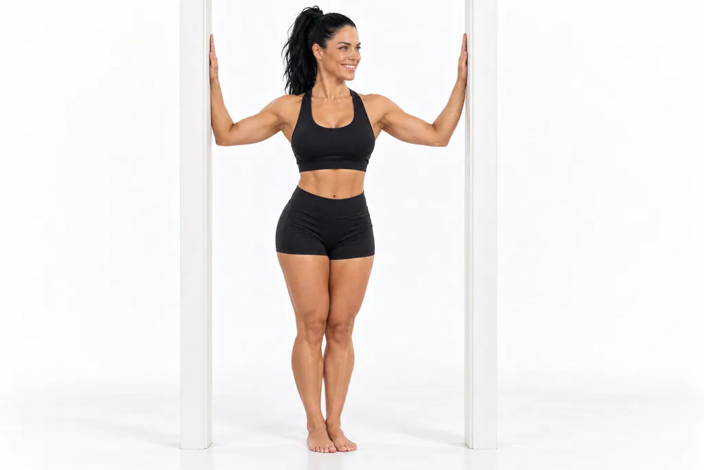 Doorway Chest Stretch, frame 1 of 2
