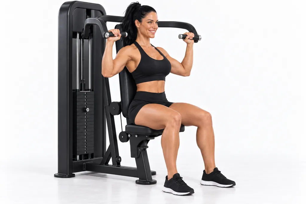 Machine Shoulder Press, frame 1 of 2