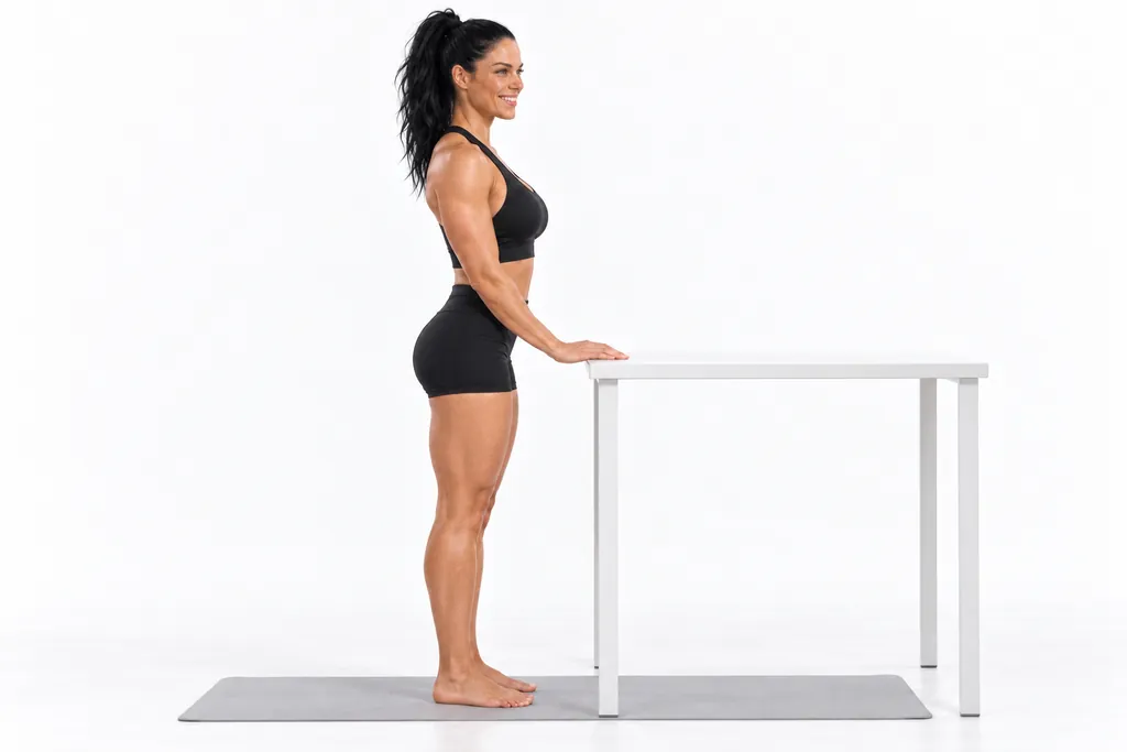 Standing Calf Raise, frame 1 of 2