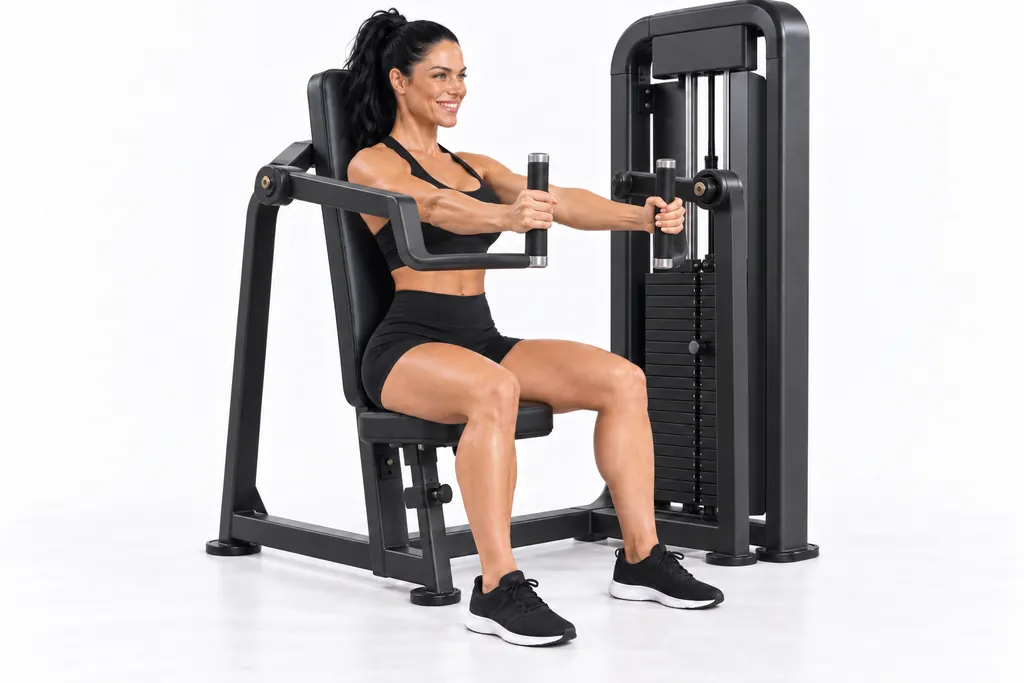 Machine Chest Press, frame 2 of 2