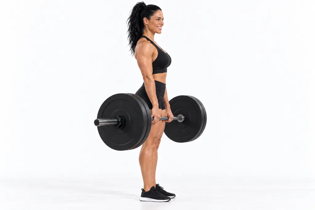 Barbell Deadlift, frame 2 of 2