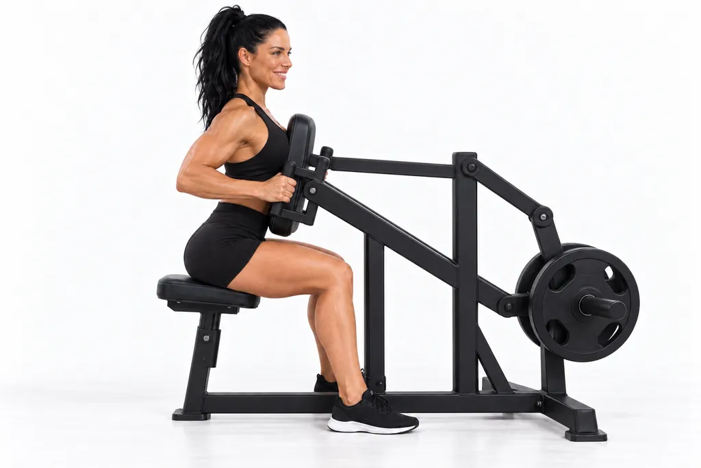 Chest-Supported Machine Row, frame 2 of 2