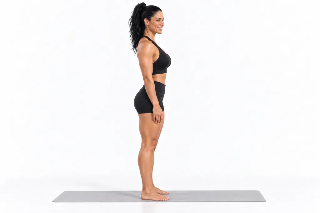 Bodyweight Squat, frame 1 of 2