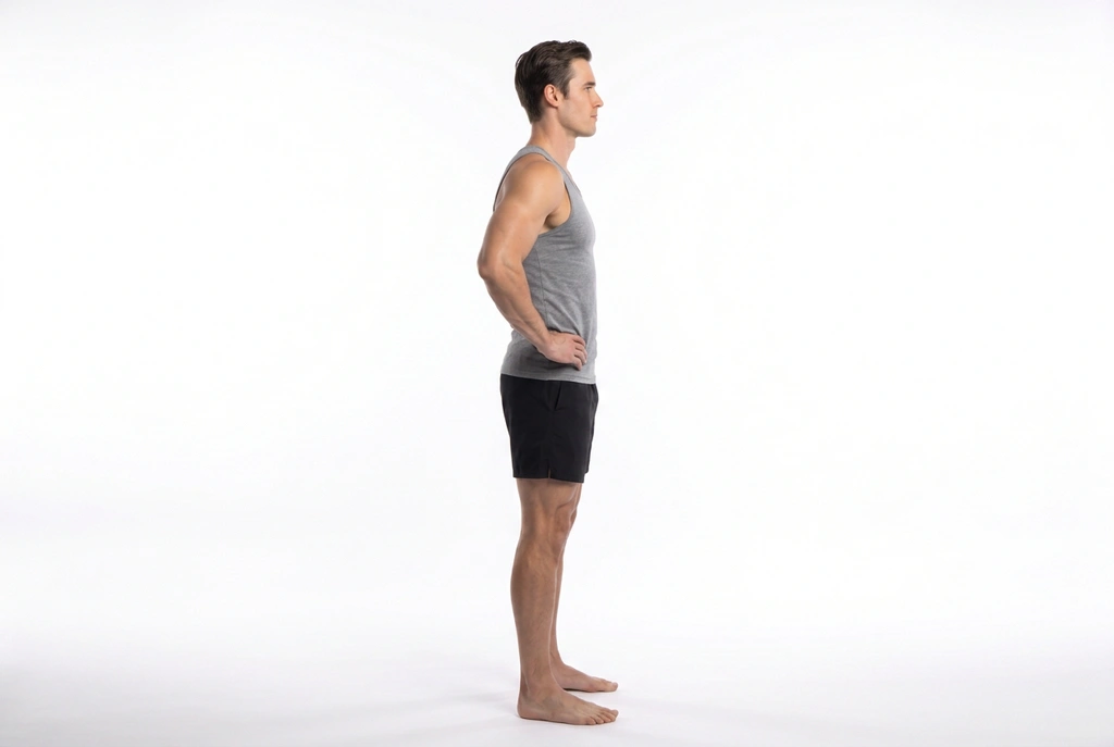 Forward Lunge, frame 1 of 2